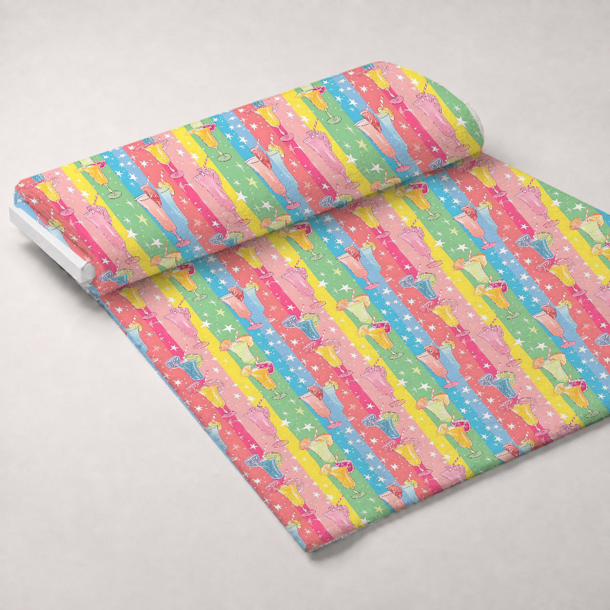 Pastel Sips Pattern 15 Minky Fabric