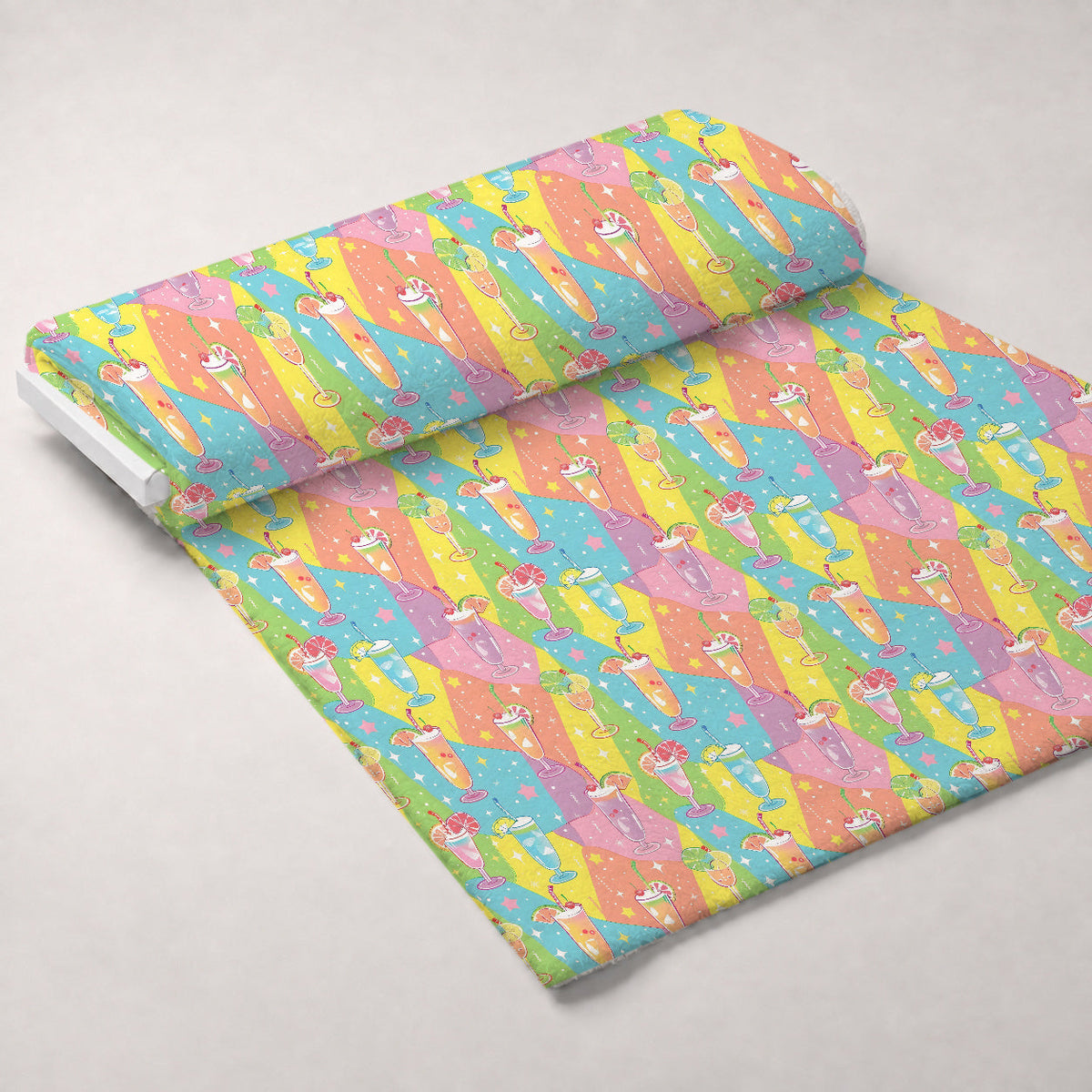 Pastel Sips Pattern 16 Minky Fabric