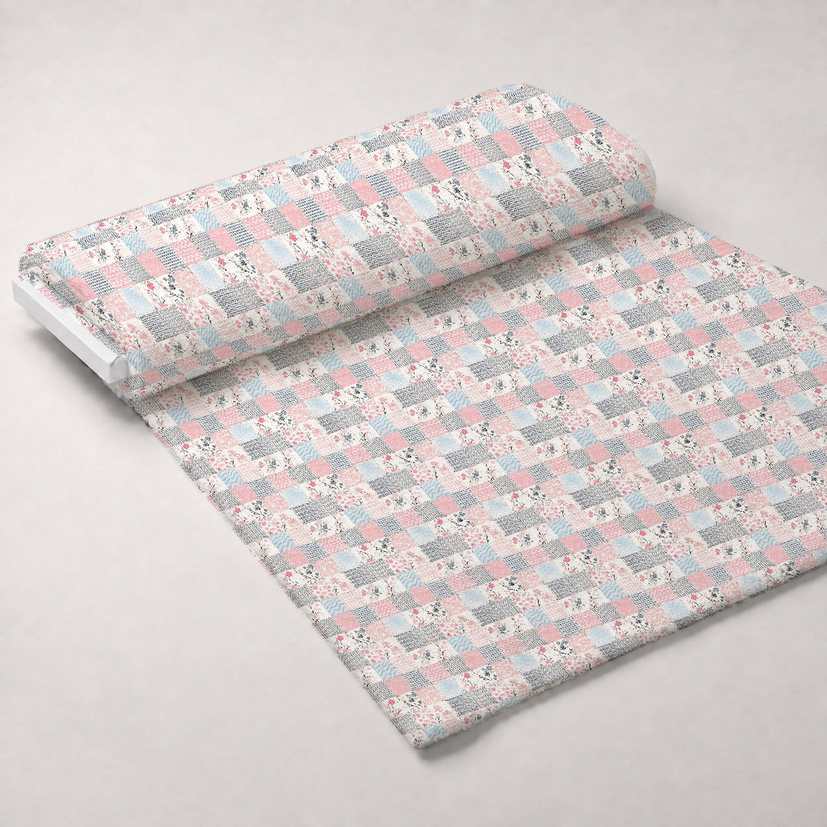 Patchwork Posies Pattern 17 Minky Fabric