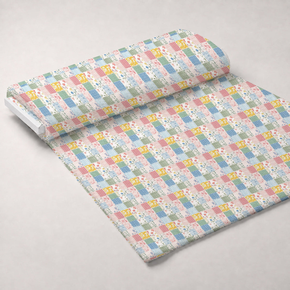 Patchwork Posies Pattern 24 Minky Fabric