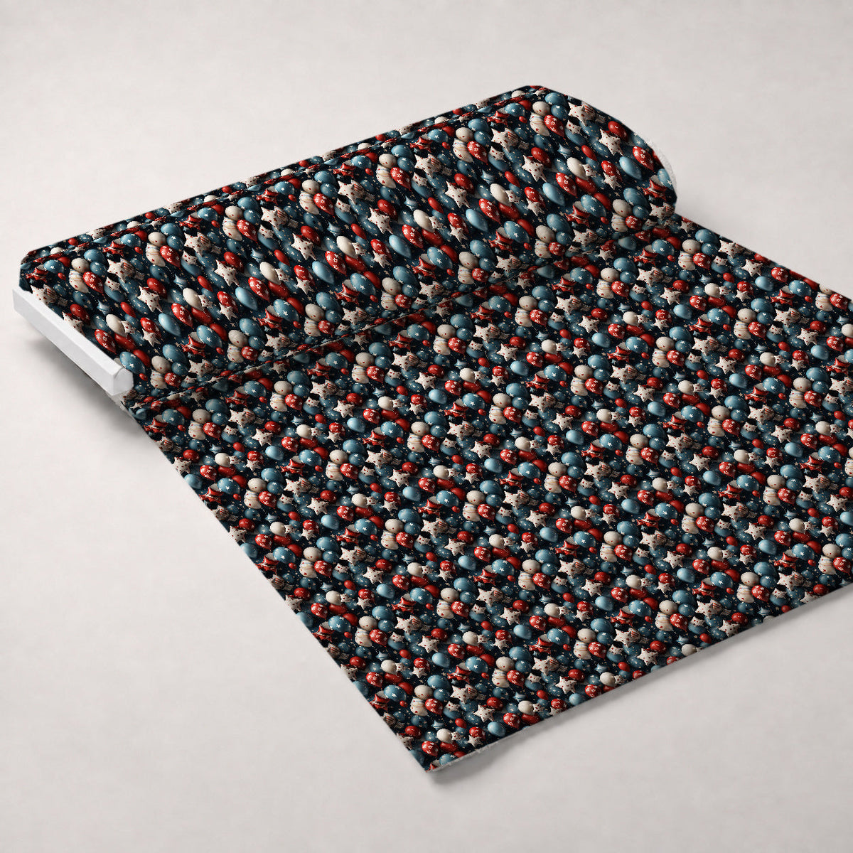 Patriotic Petals Pattern 6 Minky Fabric