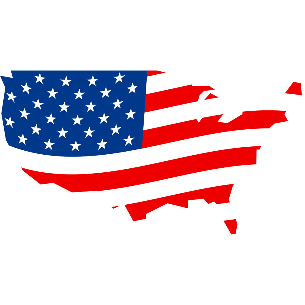 American Flag Icons Fabric Panel 34