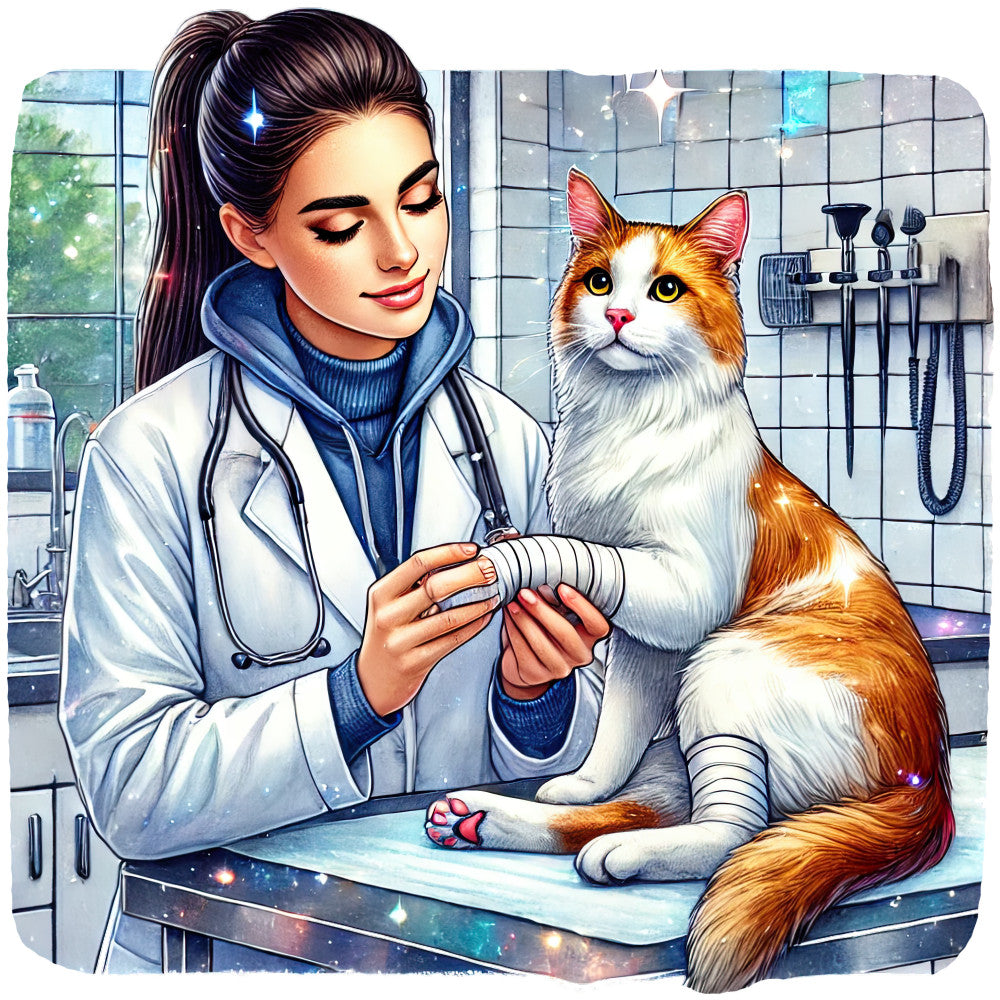 Veterinary Clinic Fabric Panel 3