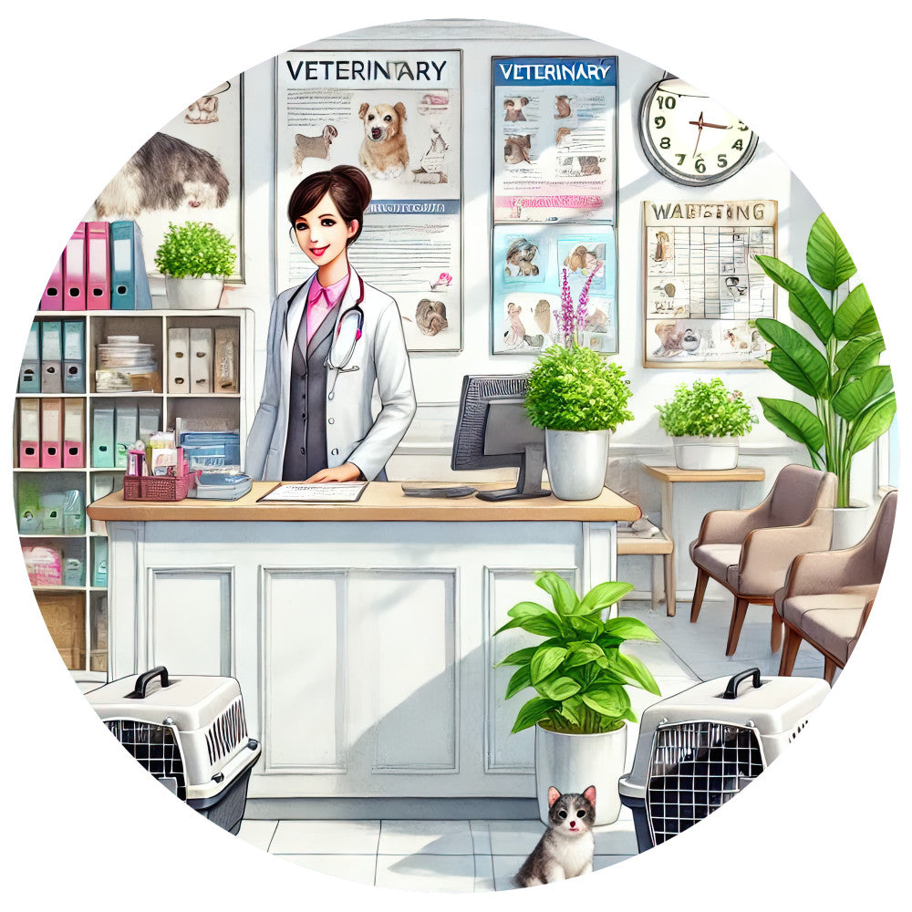 Veterinary Clinic Fabric Panel 16