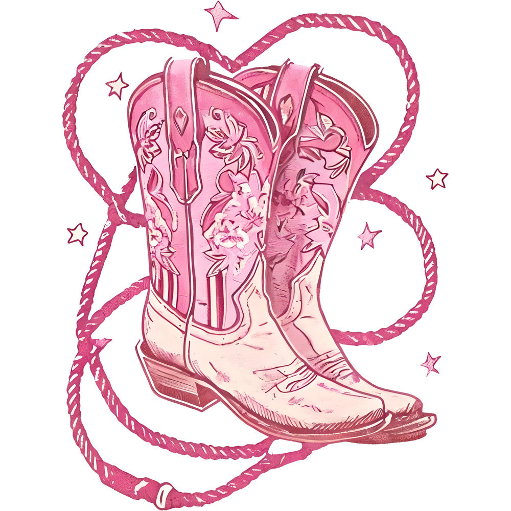 Coquette Cowgirl Fabric Panel 9