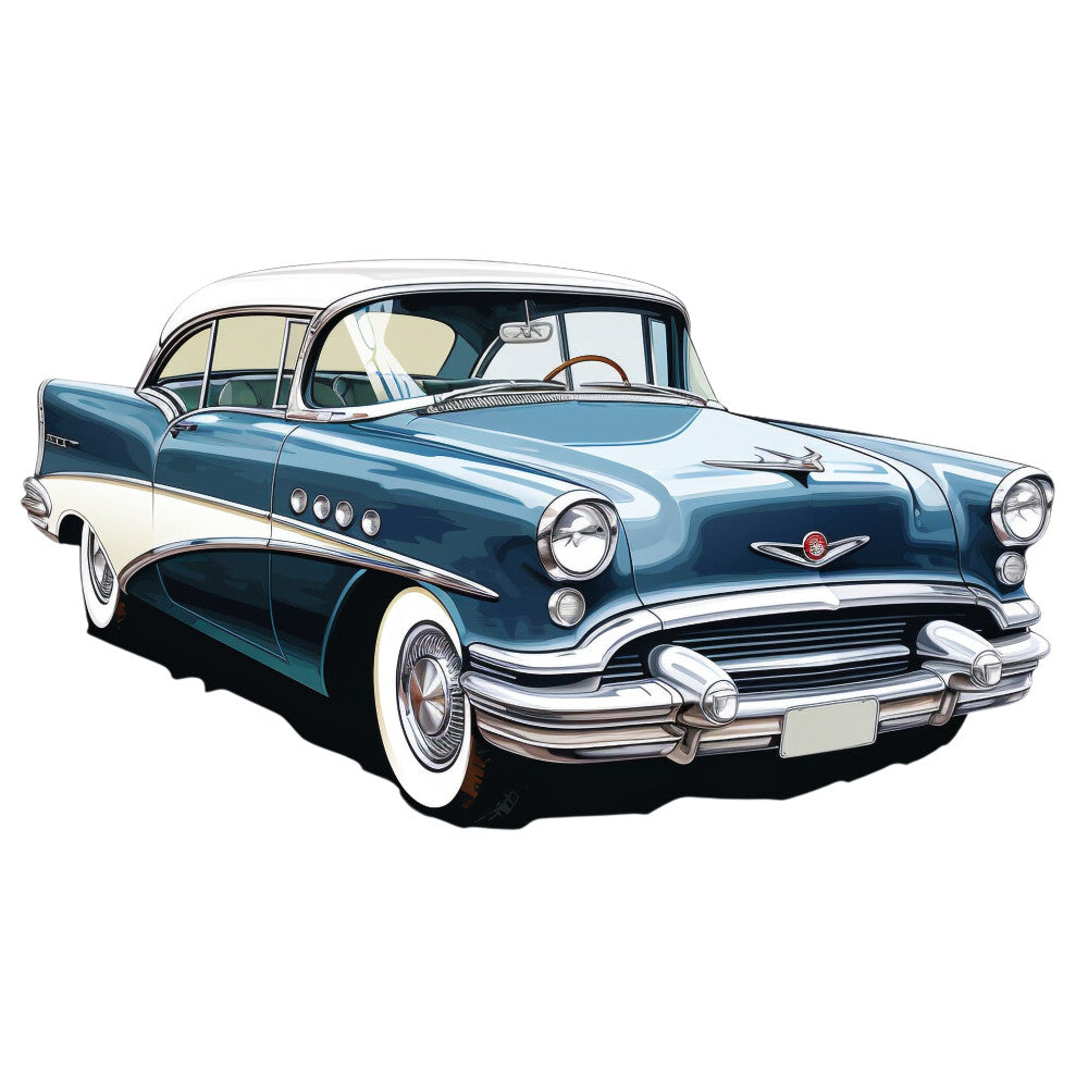 Vintage Cars Fabric Panel 1