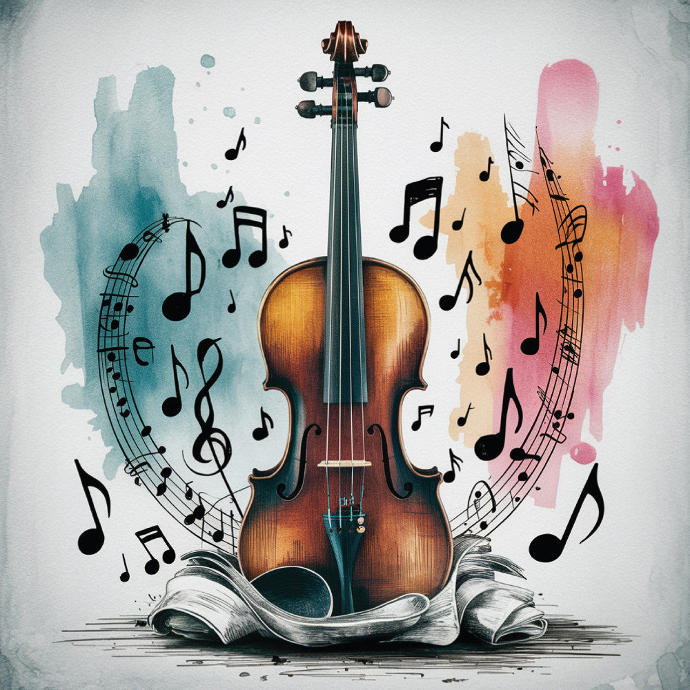 Music Sheet Fabric Panel 13