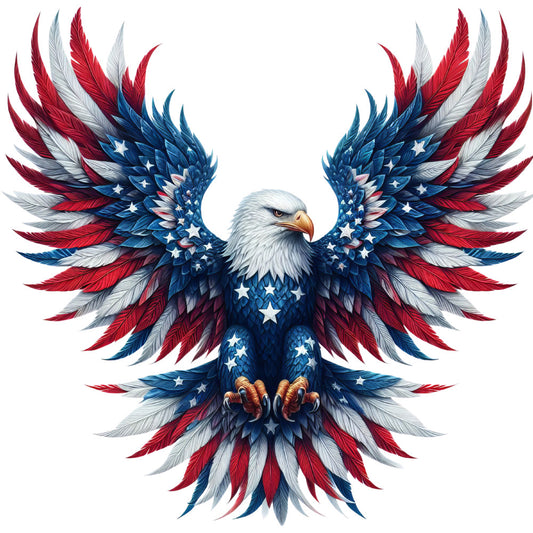 Patriotic Eagle Fabric Panel 9