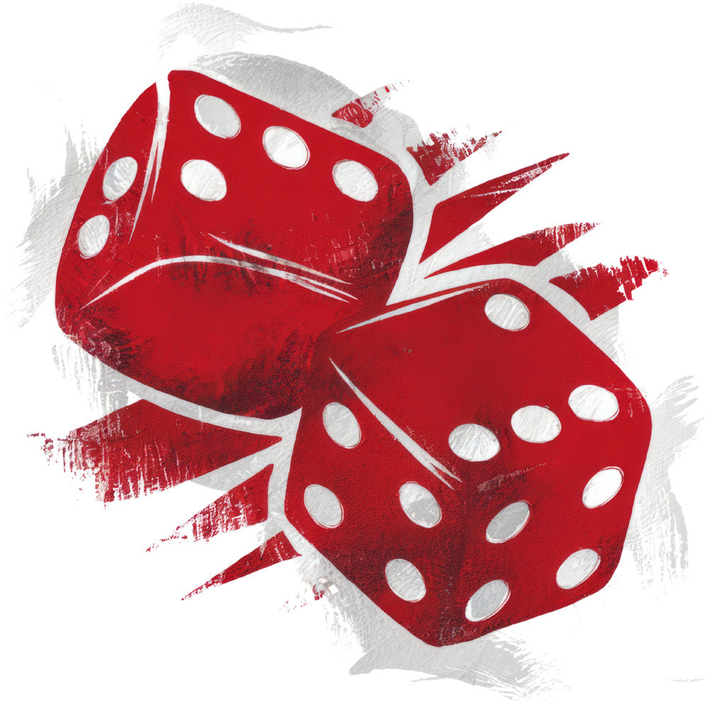 Watercolor Casino Fabric Panel 55