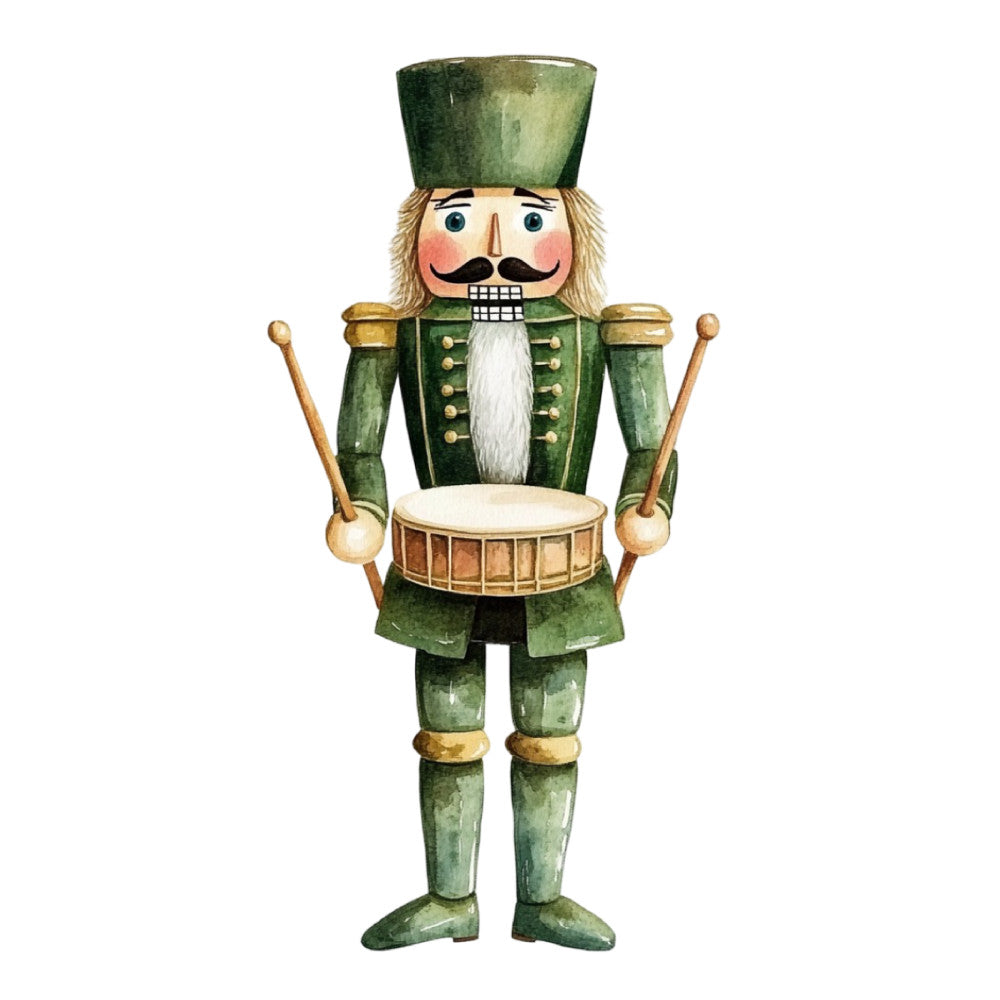 Classic Christmas Nutcrackers Fabric Panel 27