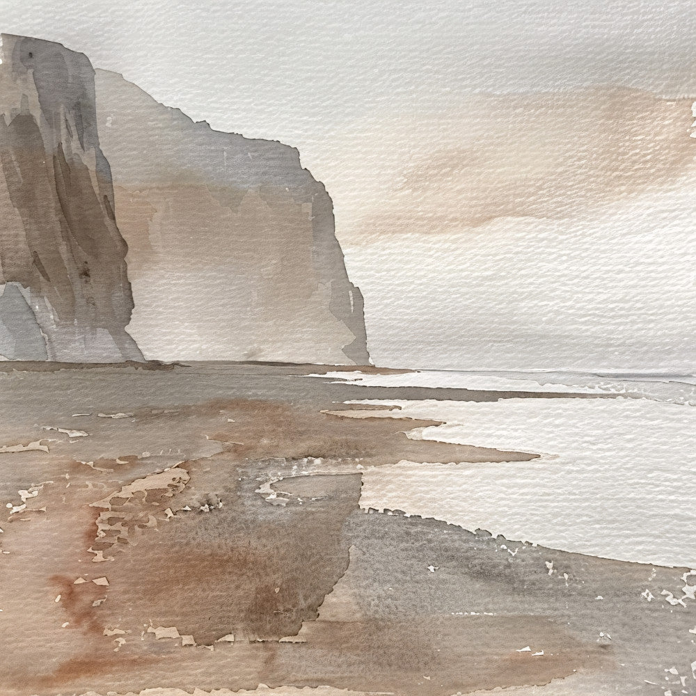 Normandy Travel Art Fabric Panel 10