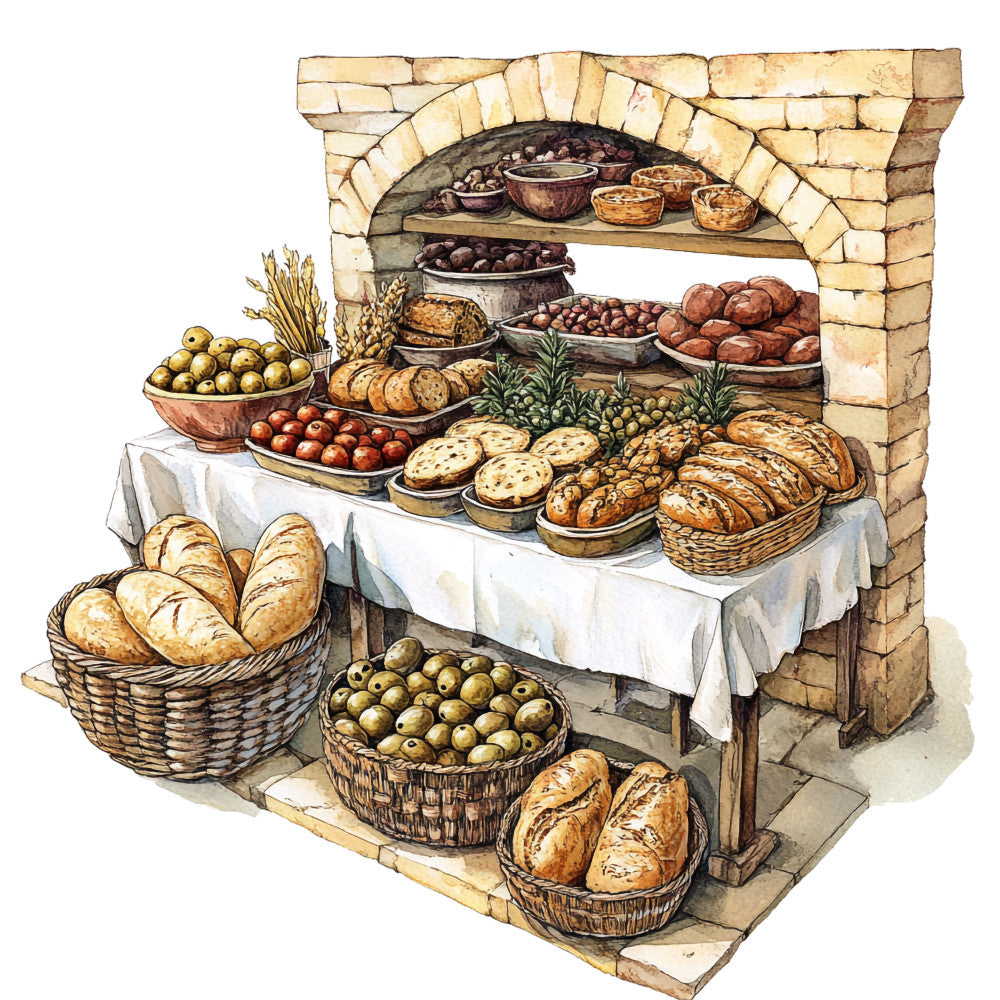 Roman Empire Fabric Panel 2