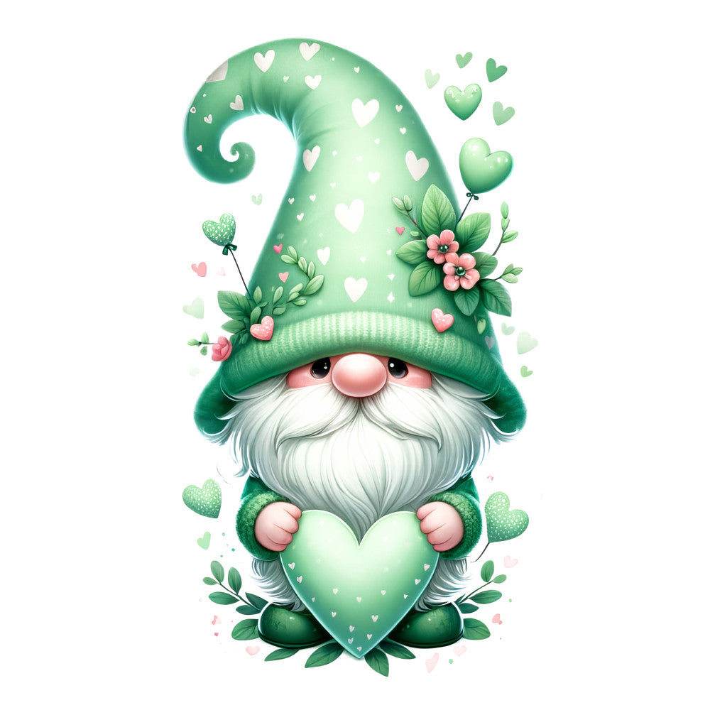 Adorable Pastel Gnome Fabric Panel 3