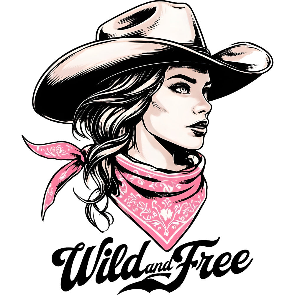 Coquette Cowgirl Fabric Panel 15