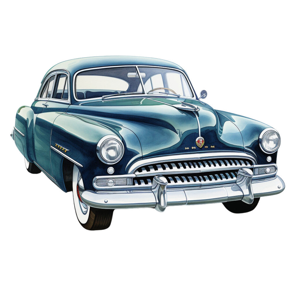 Vintage Cars Fabric Panel 19