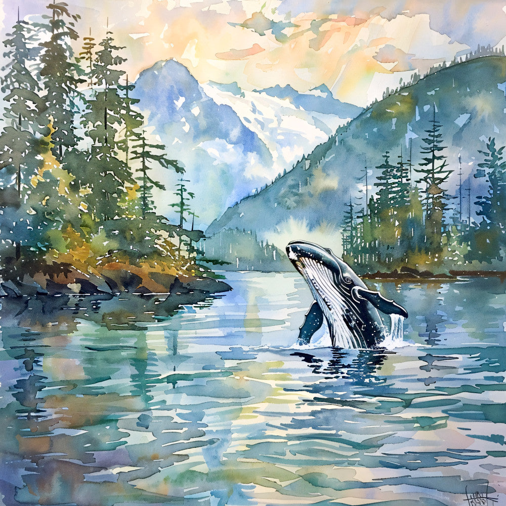 Washington Travel Art Fabric Panel 4