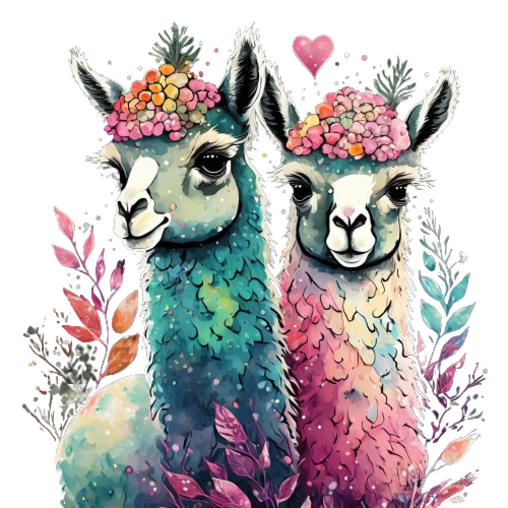 Llama Friends Fabric Panel 8