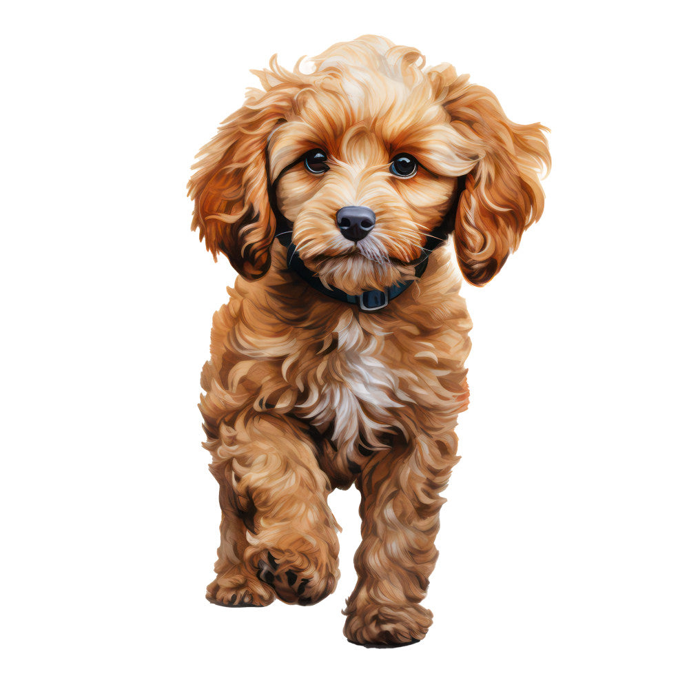 Cute Cavapoos Fabric Panel 25