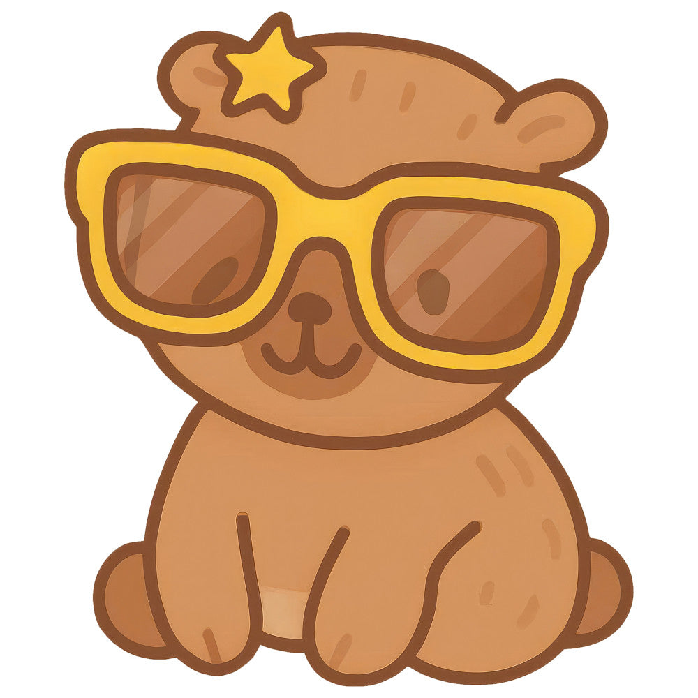 Cartoon Capybara Fabric Panel 6