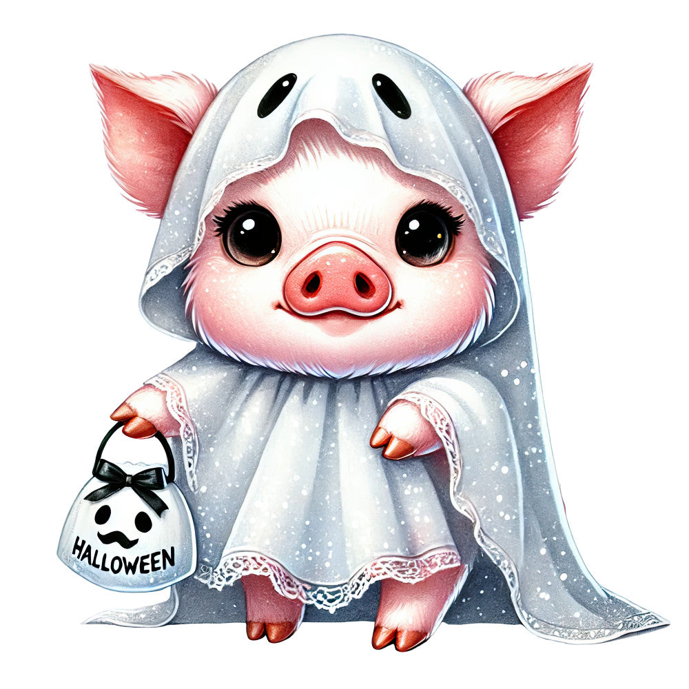 Halloween Wonder Animals Fabric Panel 14