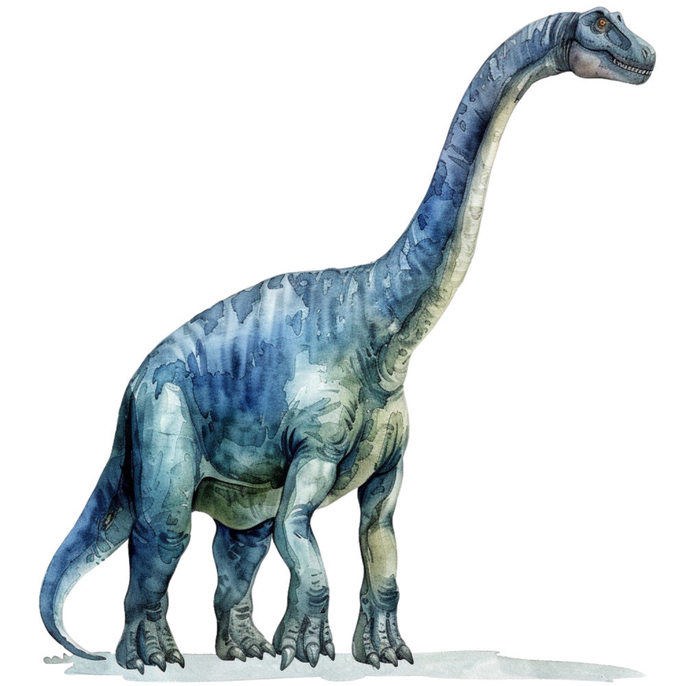 Watercolor Dinosaurs Fabric Panel 24