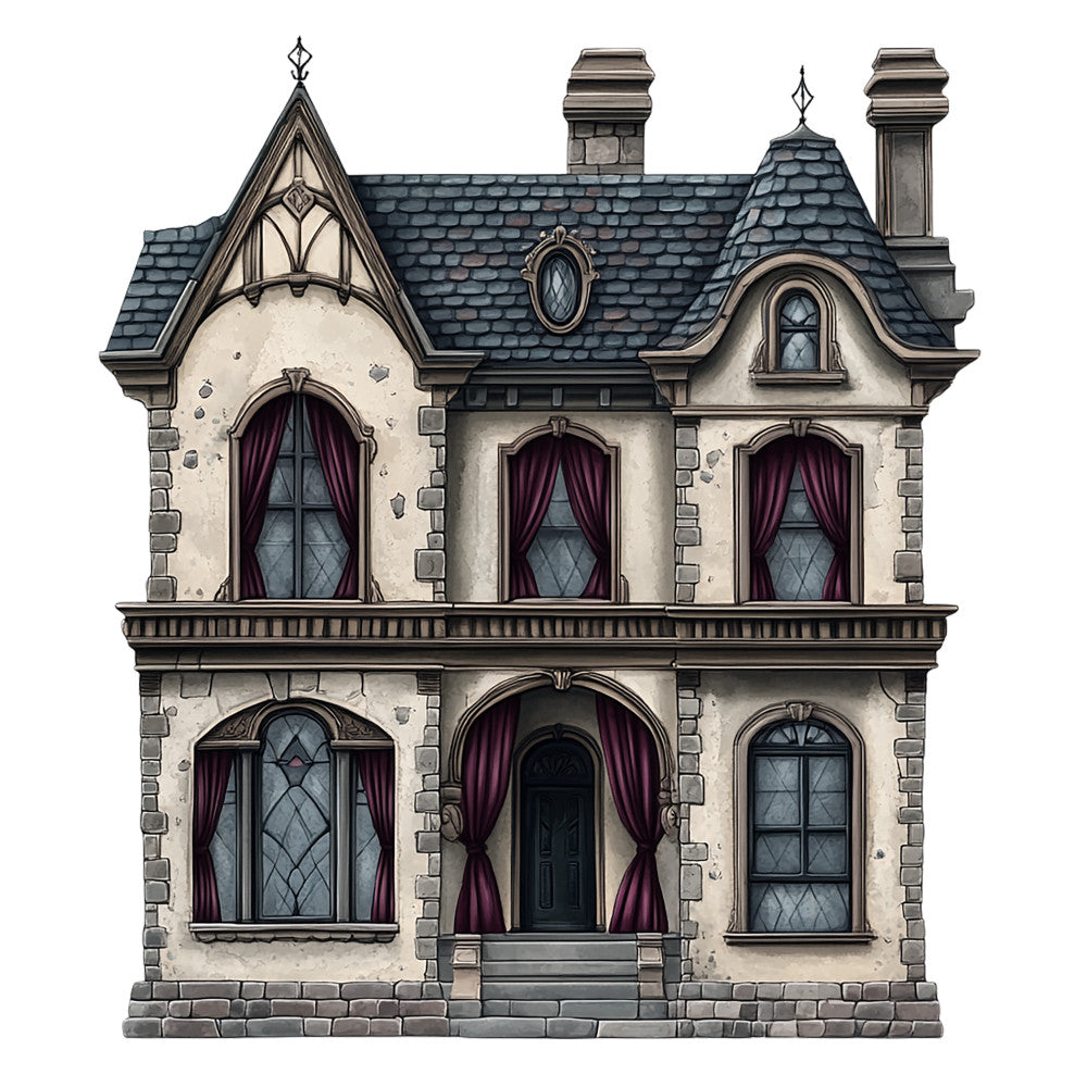 Dark Romance Fabric Panel 31