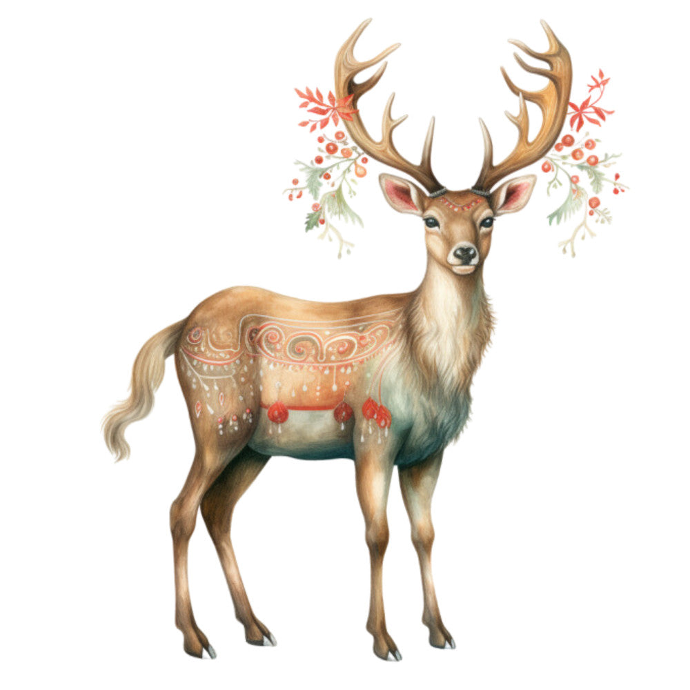 A Retro Christmas Fabric Panel 13