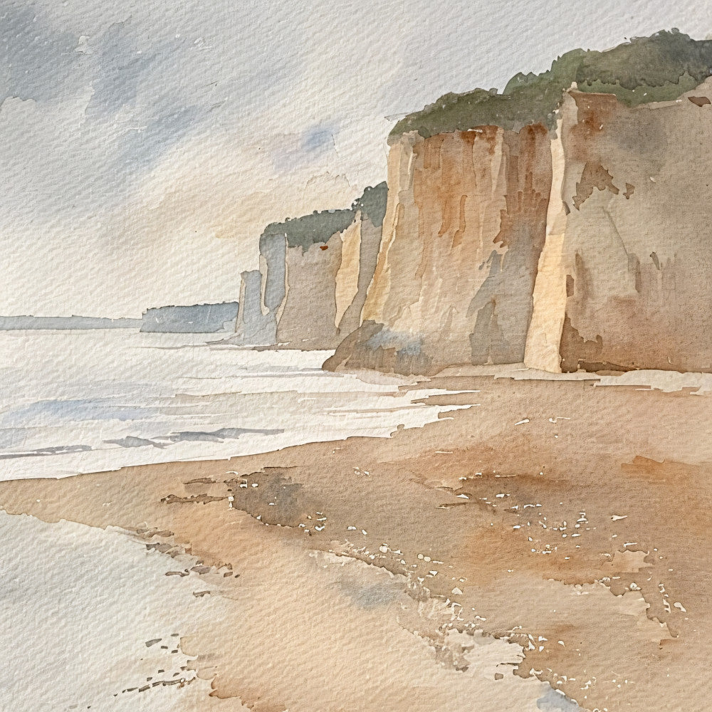 Normandy Travel Art Fabric Panel 8