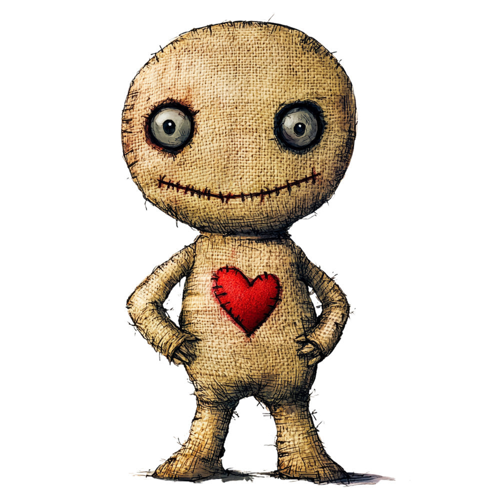 Colorful Voodoo Dolls Fabric Panel 8