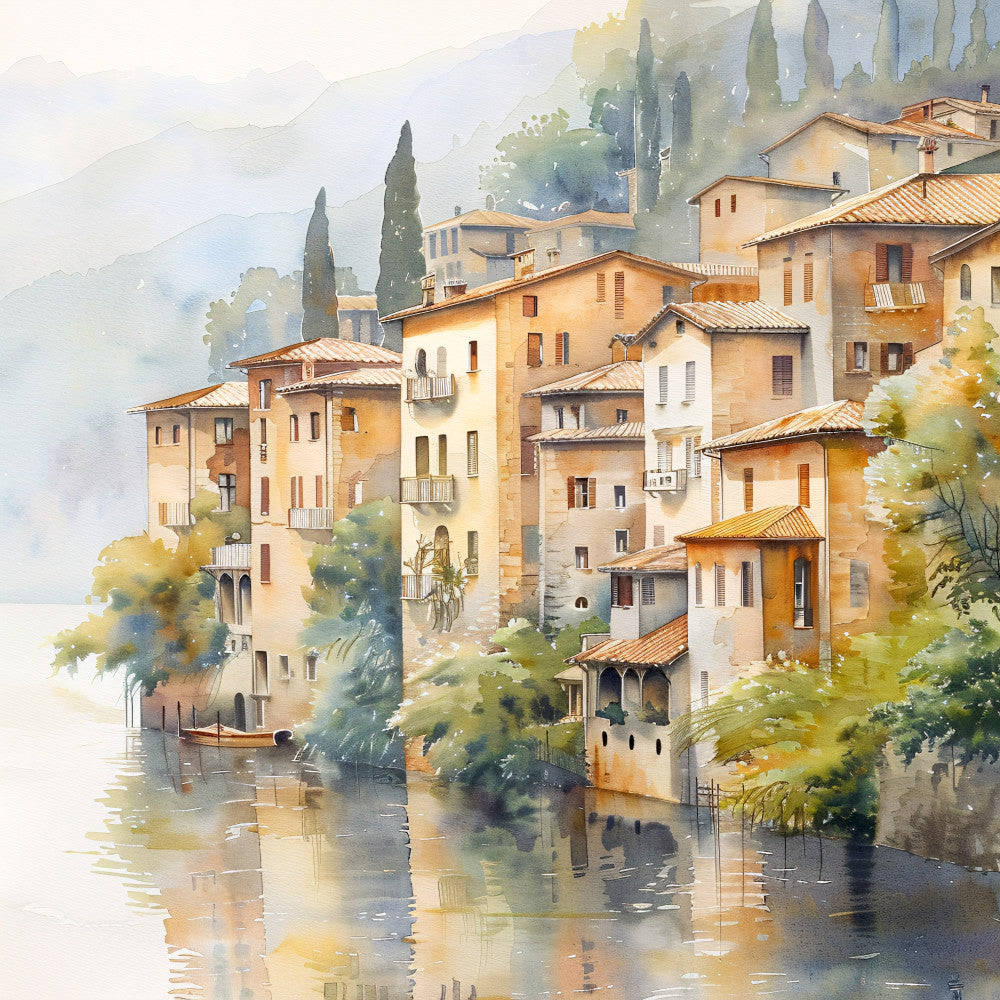Italy Travel Art Fabric Panel 16
