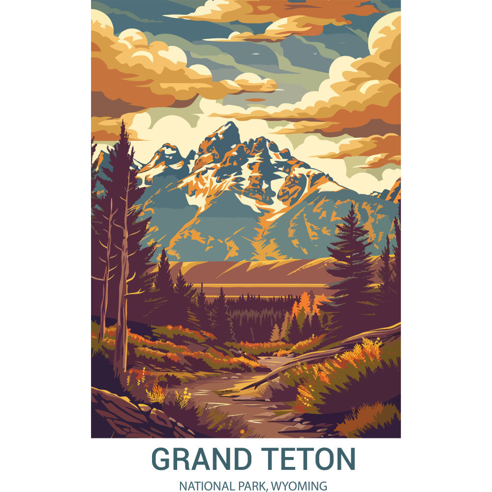National Parks Posters Fabric Panel 24