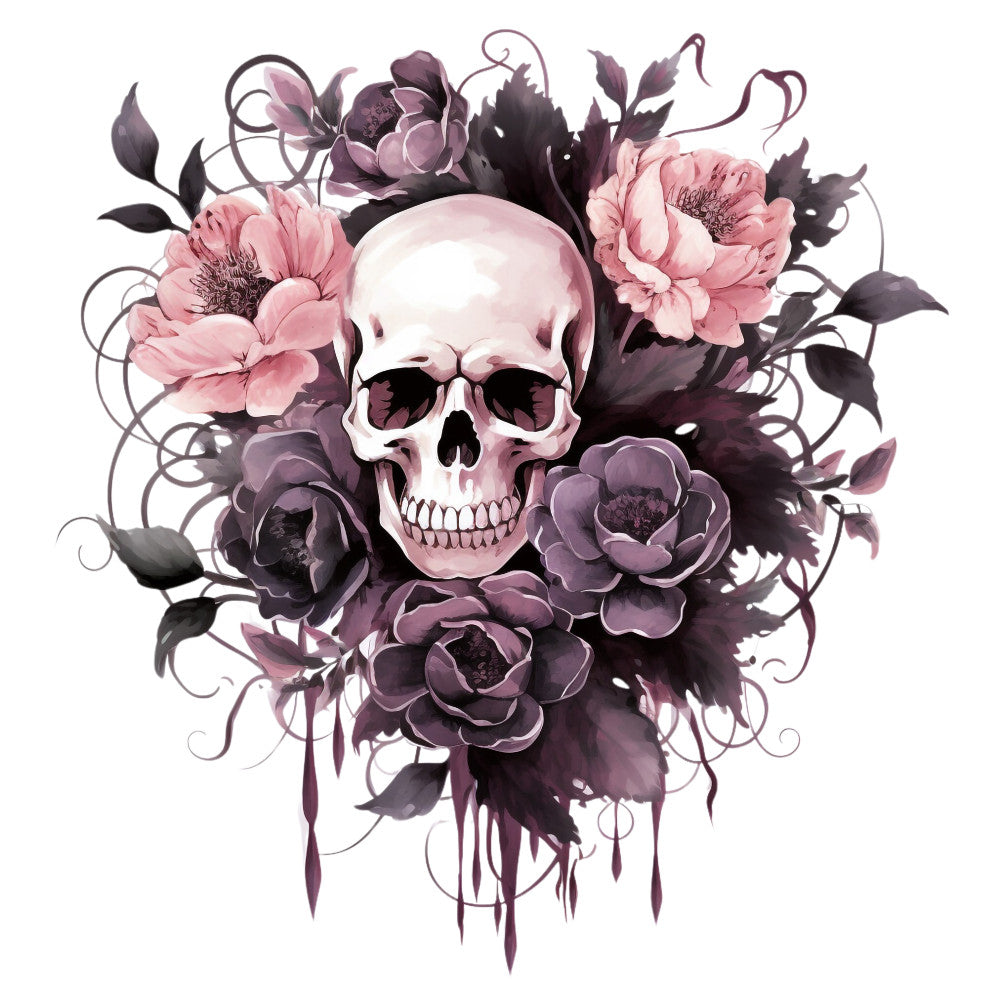 Gothic Floral Fabric Panel 2