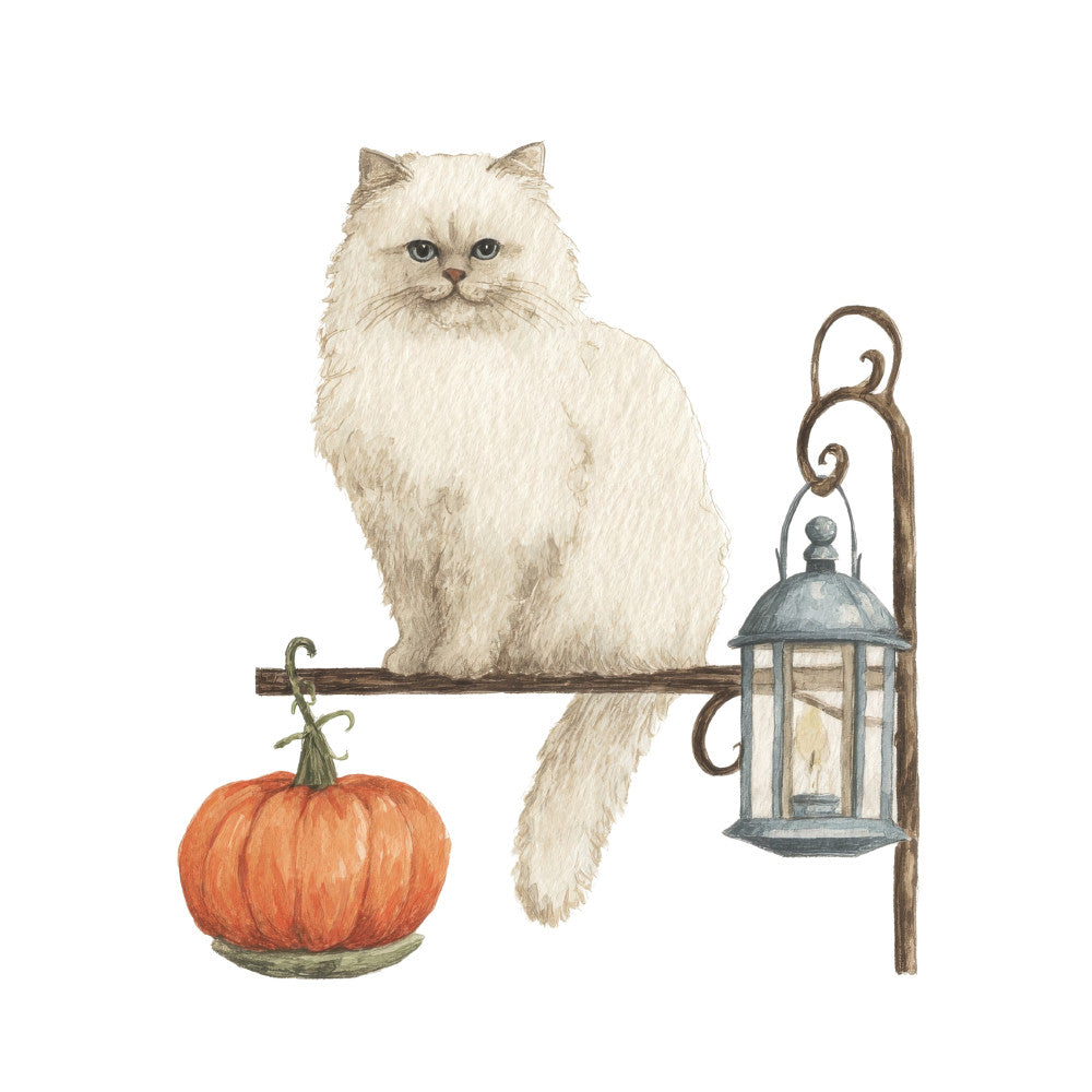 Cozy Autumn Cats Fabric Panel 3