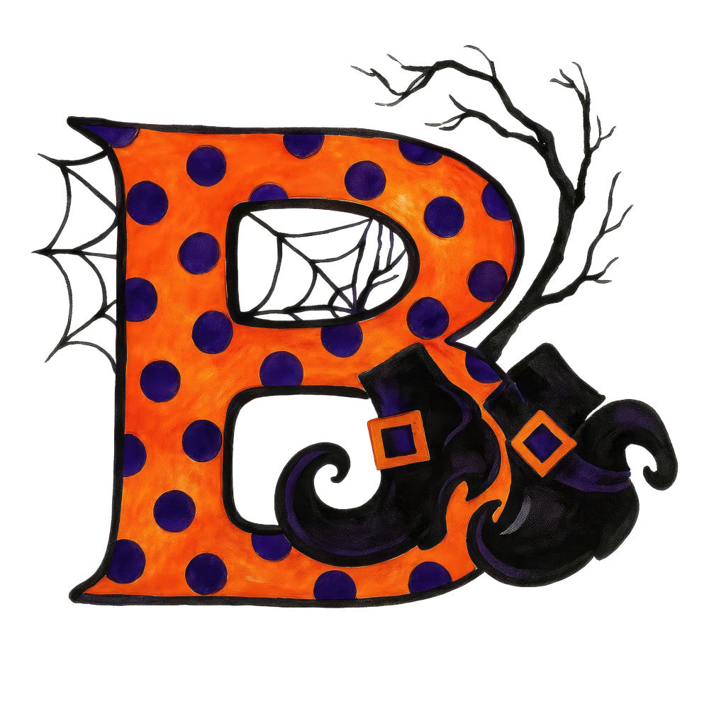 Halloween Alphabet Fabric Panel 25