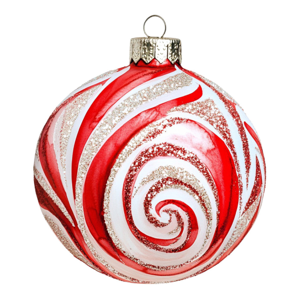 Watercolor Christmas Ornaments Fabric Panel 22