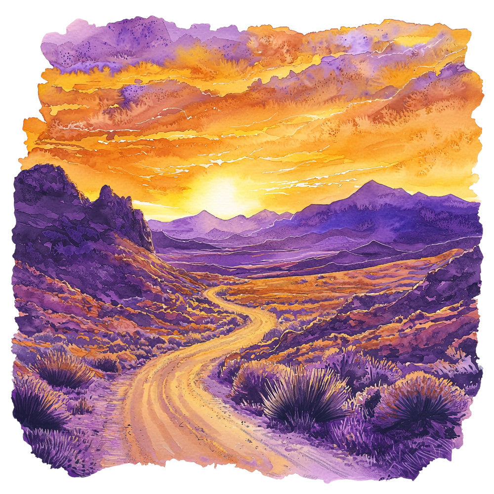 Route 66 Scene Fabric Panel 13