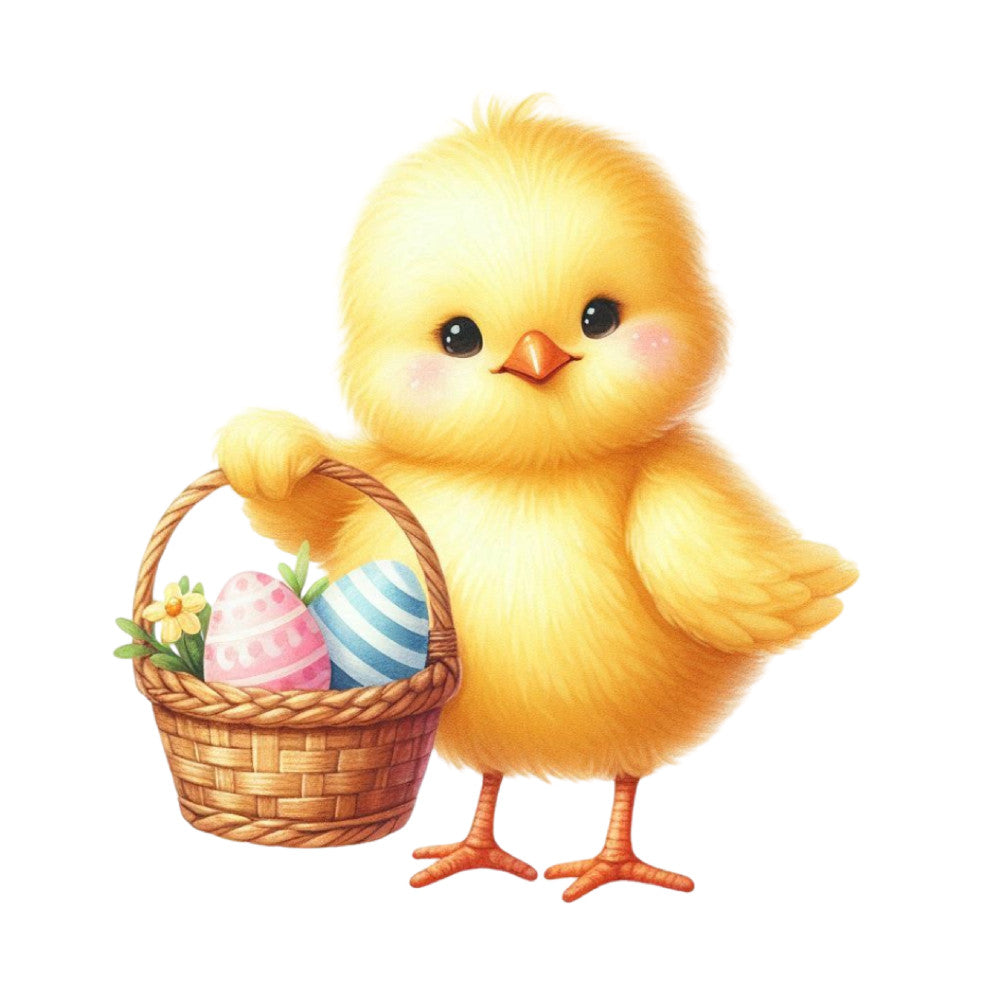 Pastel Chicks Fabric Panel 19