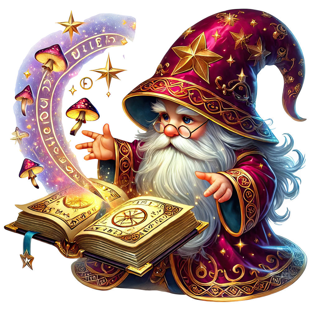 Wizard Gnomes Fabric Panel 25