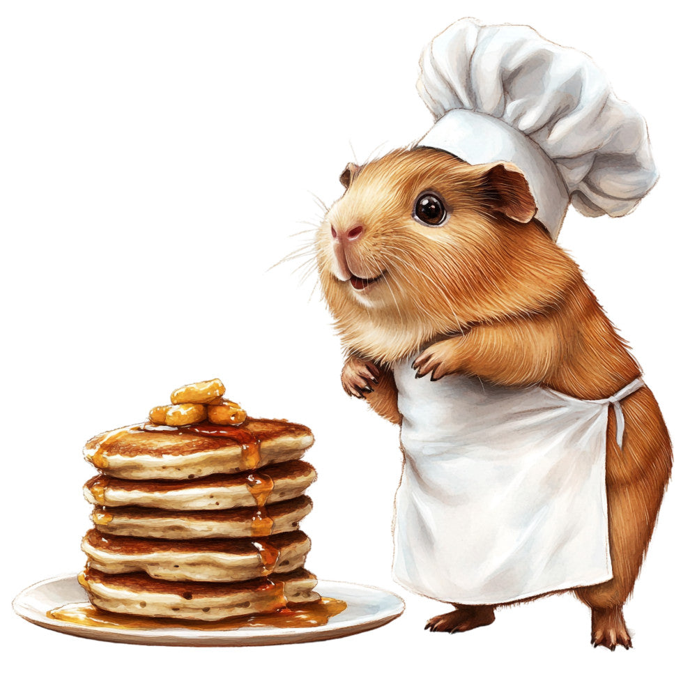 Cute Guinea Pigs Fabric Panel 3