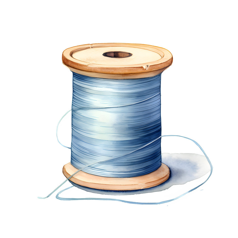 thread spool, sewing, craft, blue thread, light blue, sky blue, pale blue, wooden spool, vintage sewing, notions, craft supplies, sewing room, embroidery, needlework, hobby, diy, rustic, traditional, quilting supplies, workroom, cottage core, thread storage, sewing basket, crafting, textile art, artisan, handmade, retro, nostalgic