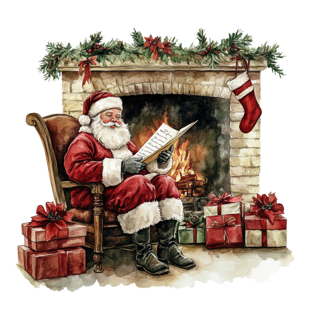 Rustic Christmas Fabric Panel 27