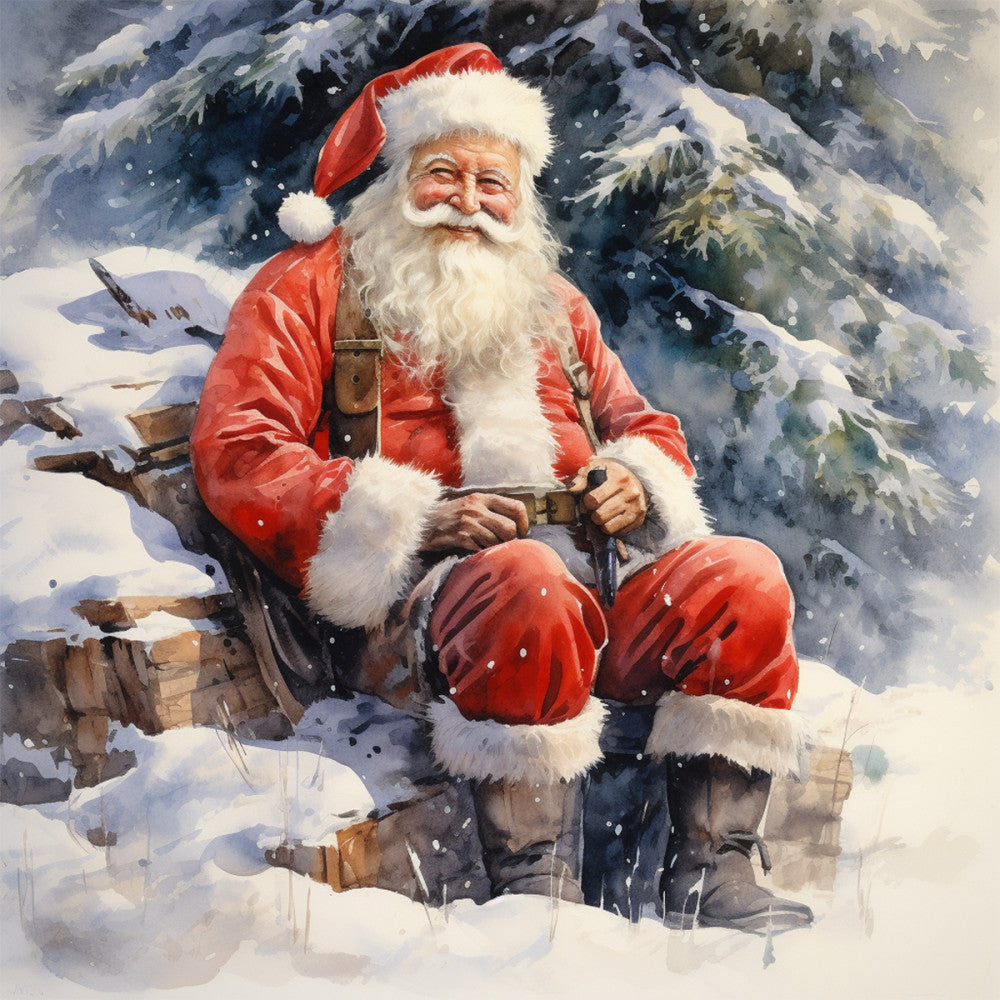 A Country Christmas Fabric Panel 69