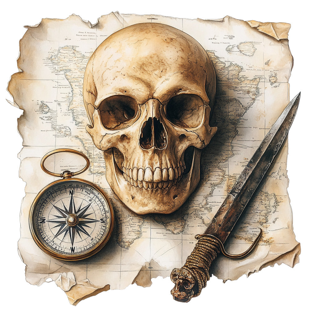 Haunted Ocean Fabric Panel 17