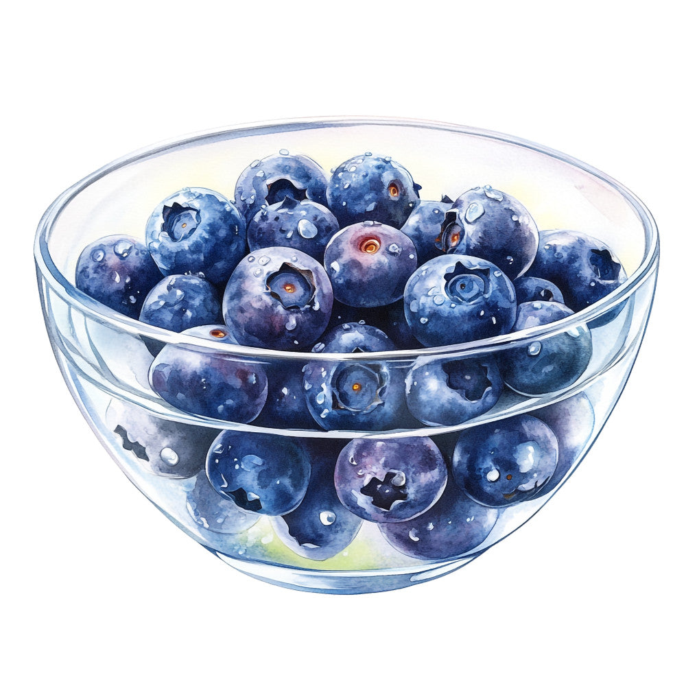 Blueberry Gardens Fabric Panel 15