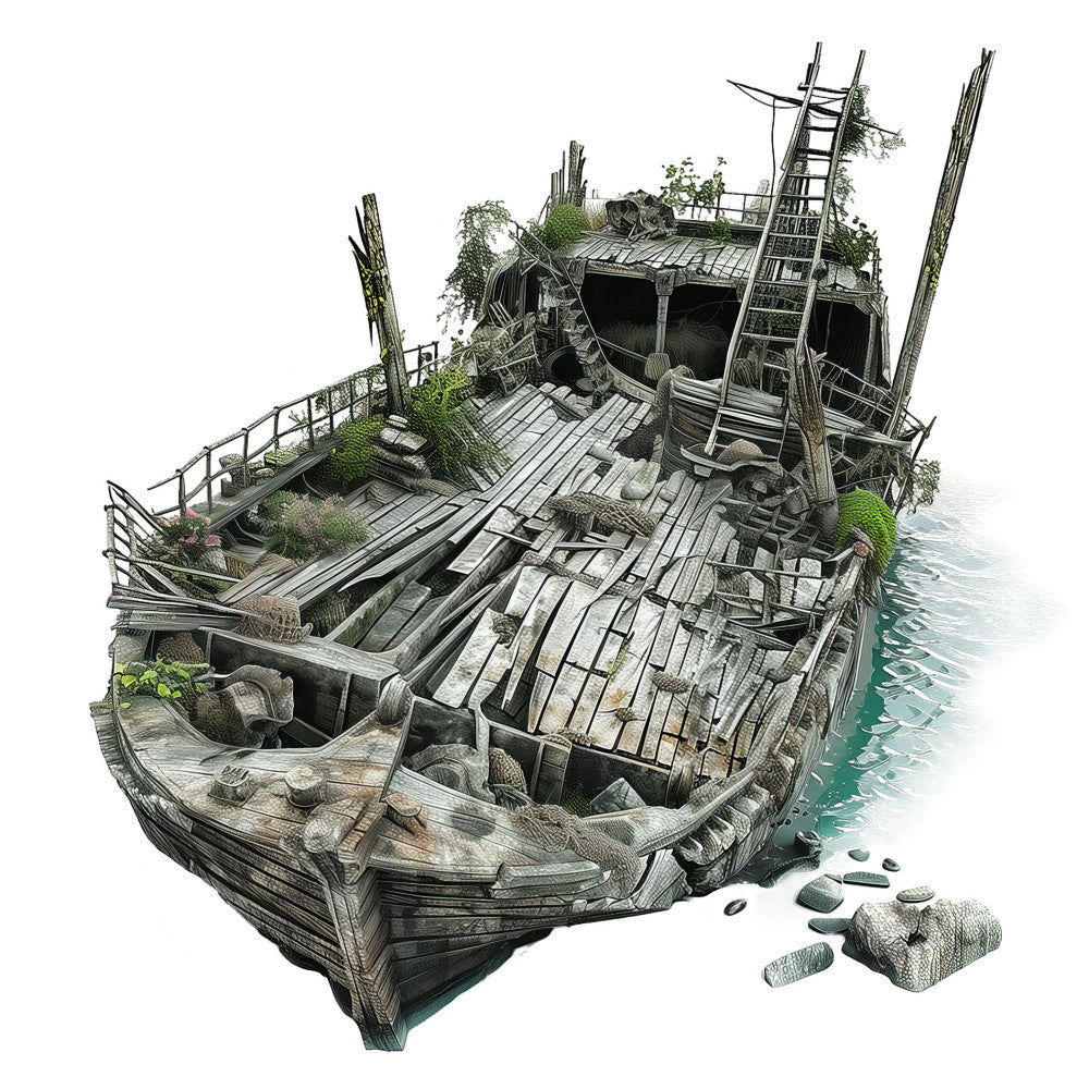 Pirate Jolly Fabric Panel 32