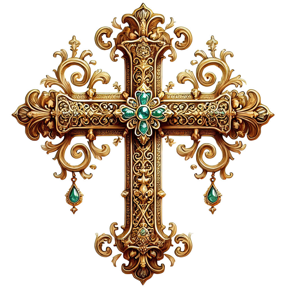 Various Crosses Fabric Panel 15