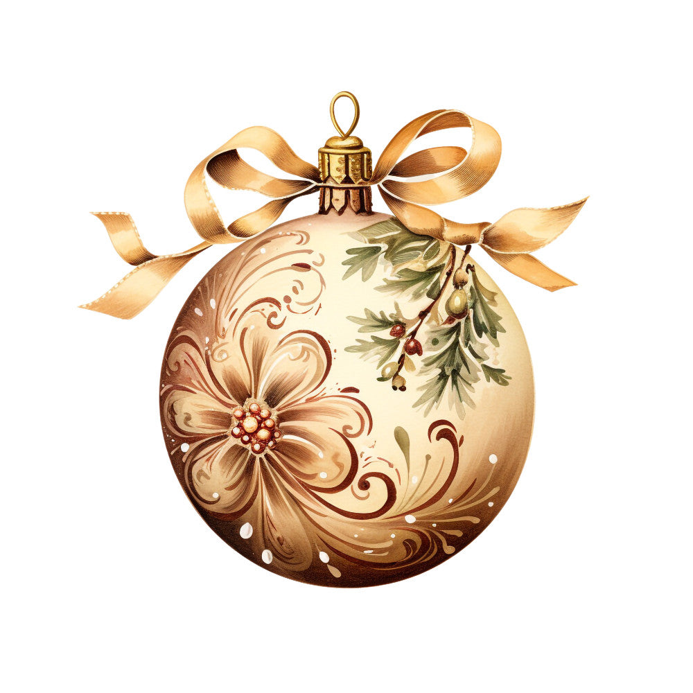 Antique Christmas Fabric Panel 21