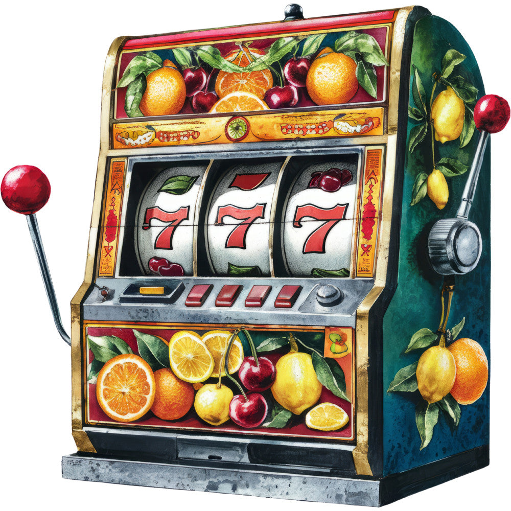 Watercolor Casino Fabric Panel 25