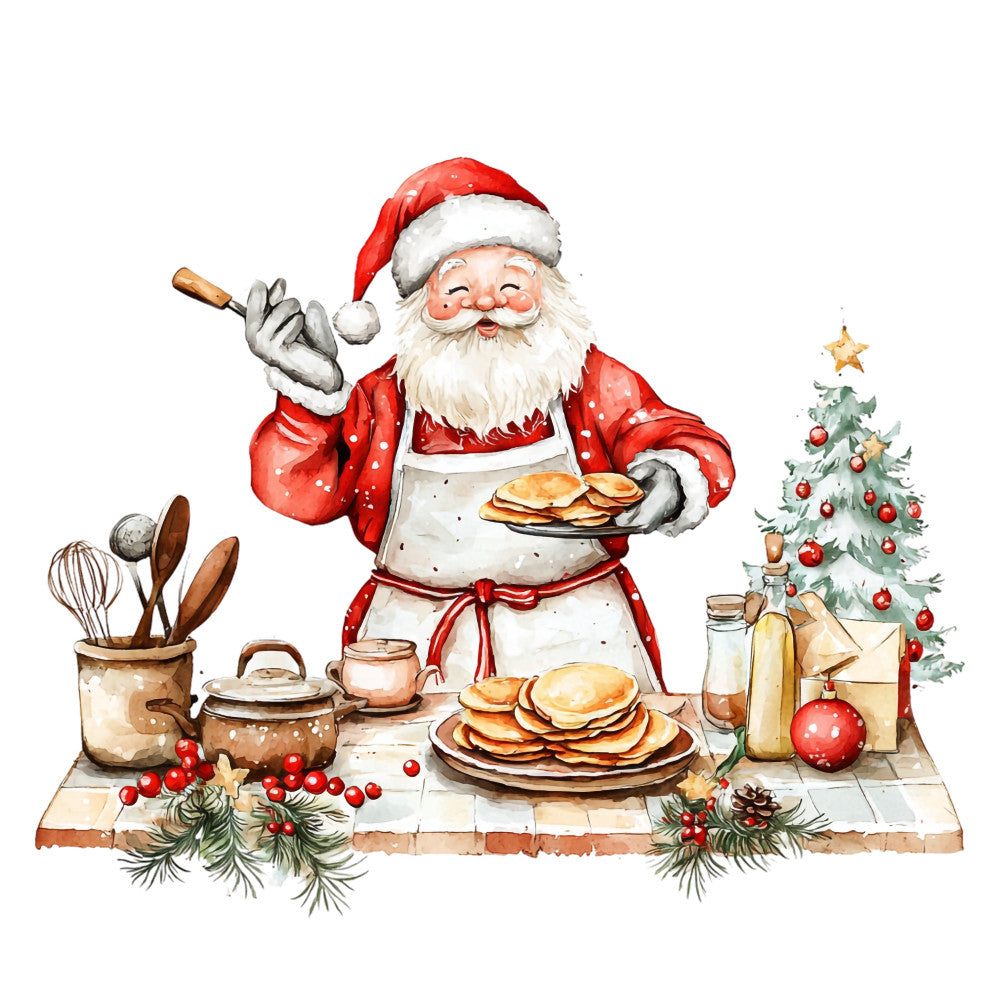 Santas Day Off Fabric Panel 17