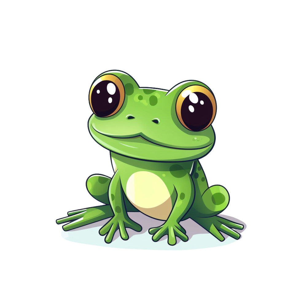 Cartoon Frogs Fabric Panel 16